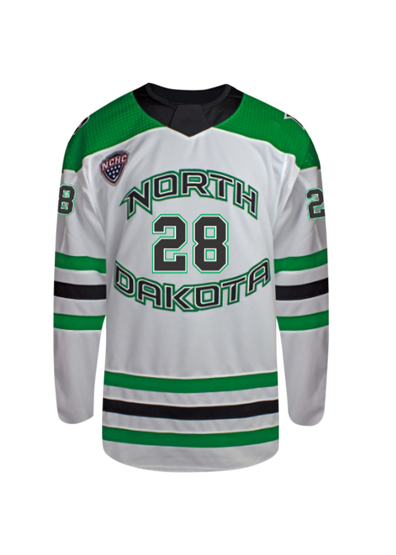 Beauty Unis #28 Dalton Andrew North Dakota Hockey Beauty Youth Jersey