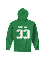AHUNDYP #33 Miranda VanderWal North Dakota Basketball Sport Adult Hood