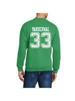 AHUNDYP #33 Miranda VanderWal North Dakota Basketball Sport Adult Crew