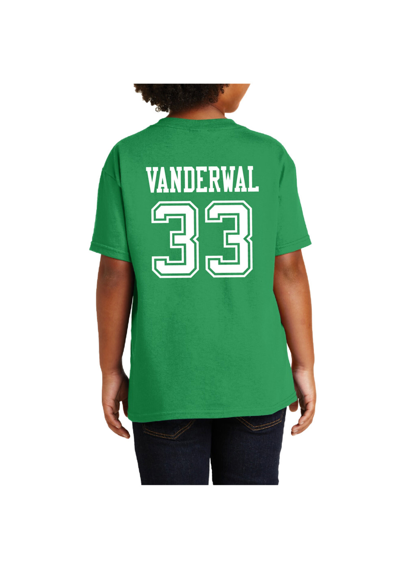 AHUNDYP #33 Miranda VanderWal North Dakota Basketball Sport Youth Tee