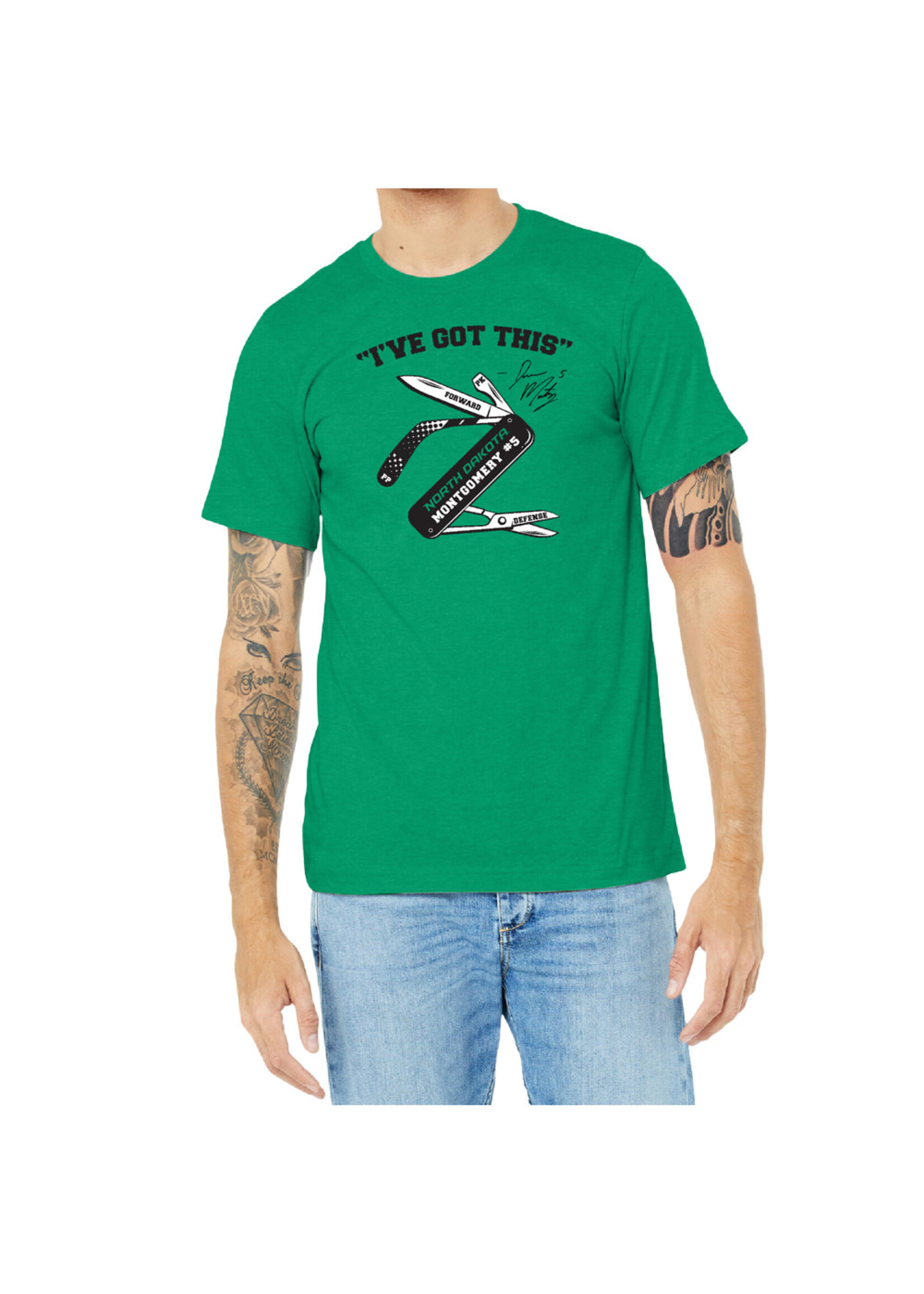 AHUNDYP Montgomery "I've Got This" ND Hockey Adult Tee