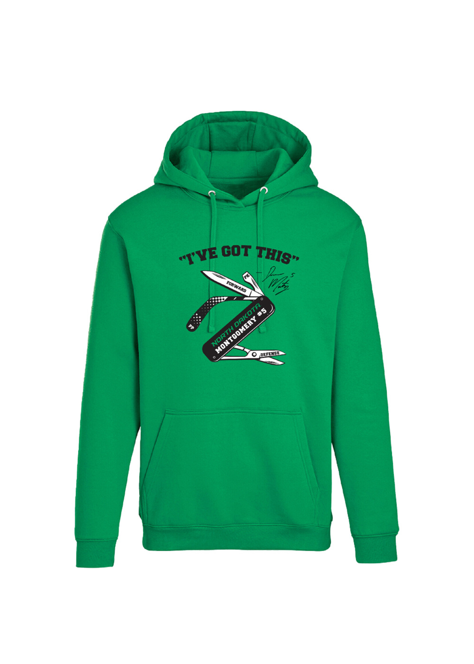 AHUNDYP Montgomery "I've Got This" ND Hockey Adult Hood