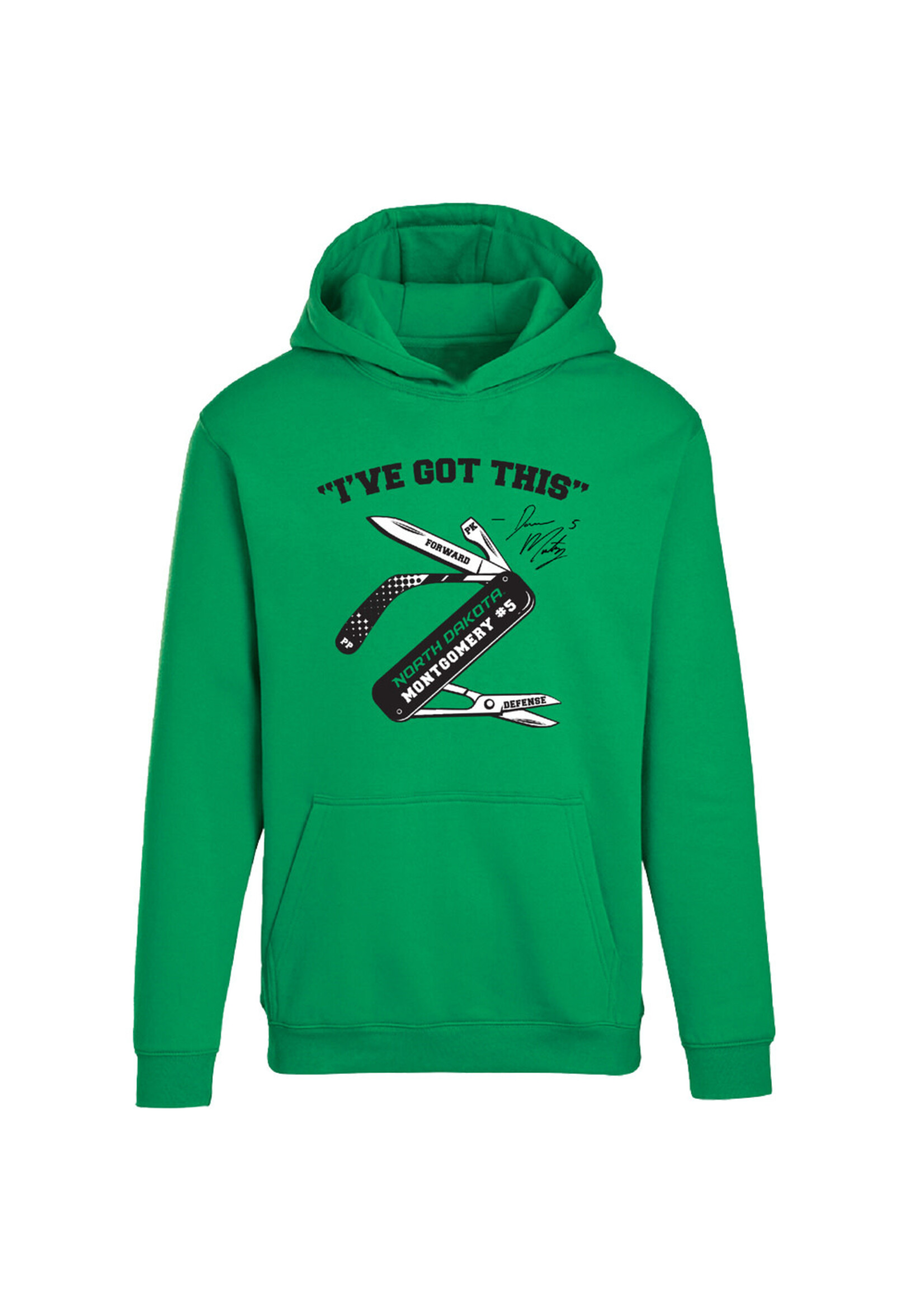 AHUNDYP Montgomery "I've Got This" ND Hockey Adult Hood