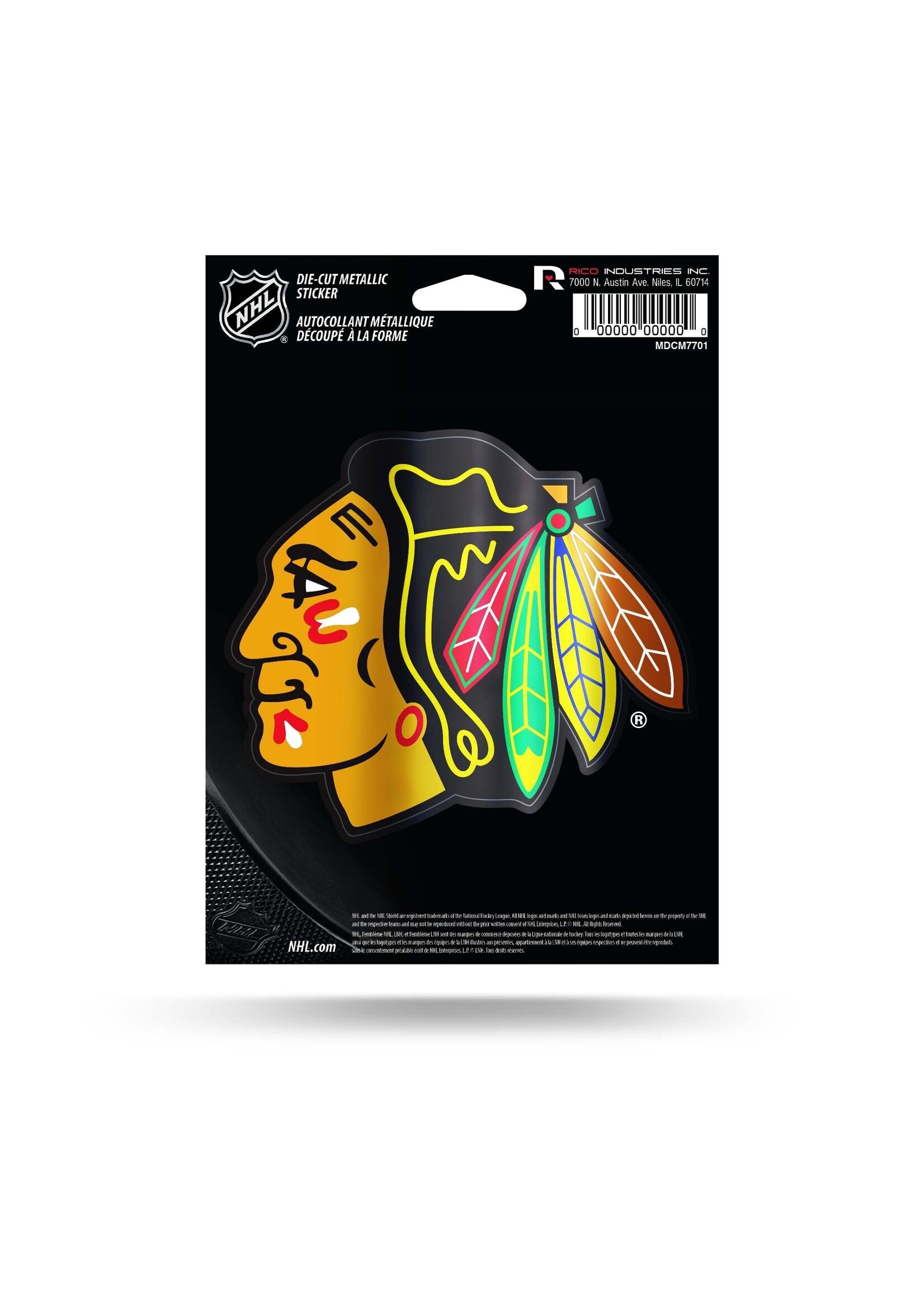 Rico Industries 1980's Logo Die Cut Metallic Sticker