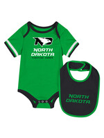 Colosseum Athletics Infant "The Gift" Fighting Hawks Onesie & Bib Set