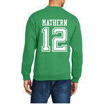 AHUNDYP #12 Mataeya Mathern North Dakota Basketball Sport Adult Crew
