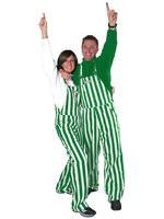 Adult Game Bibs - Kelly & White