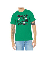 AHUNDYP Hawks UP Horns DOWN Tee