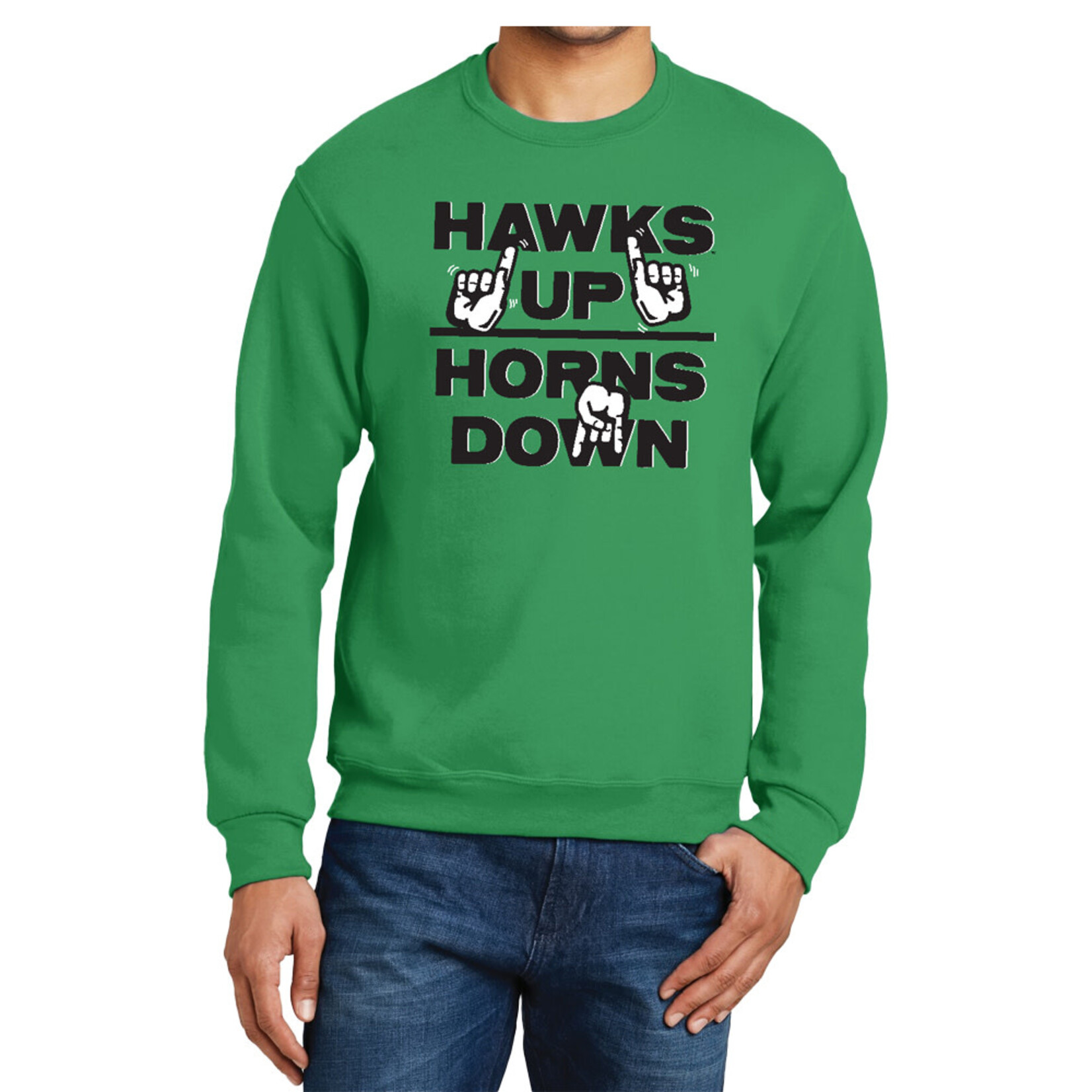 AHUNDYP Hawks UP Horns DOWN Crew