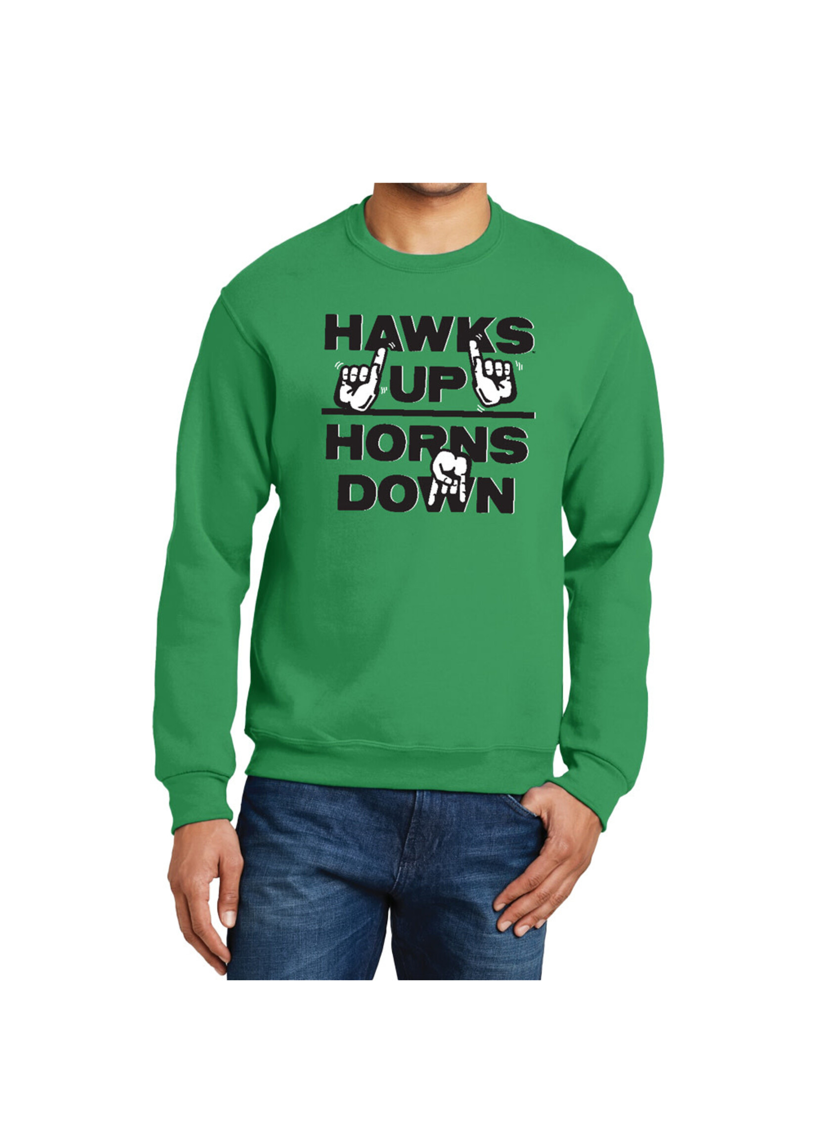 AHUNDYP Hawks UP Horns DOWN Crew