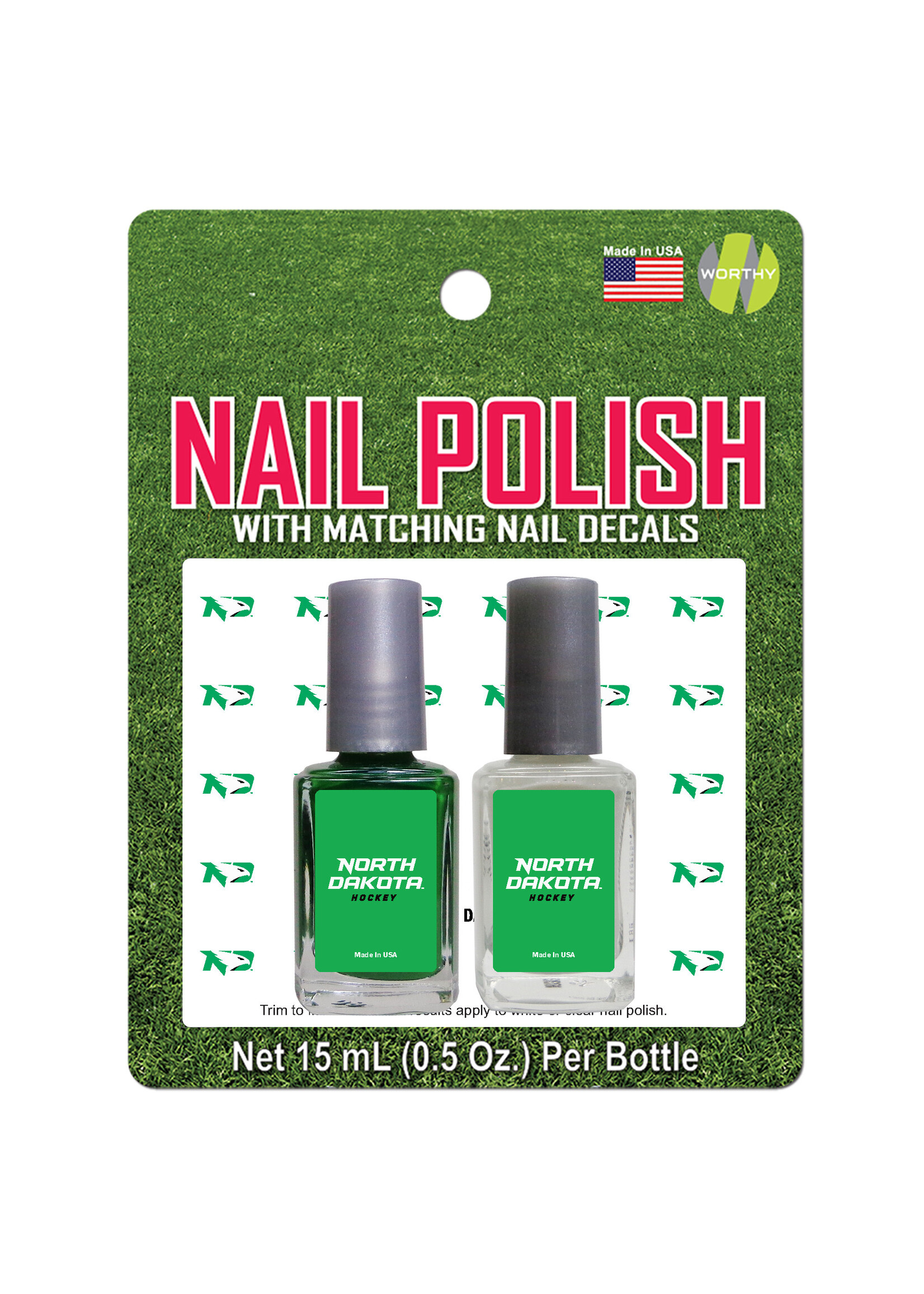 Worthy Pro 2 Pack Nail Polish & Decal