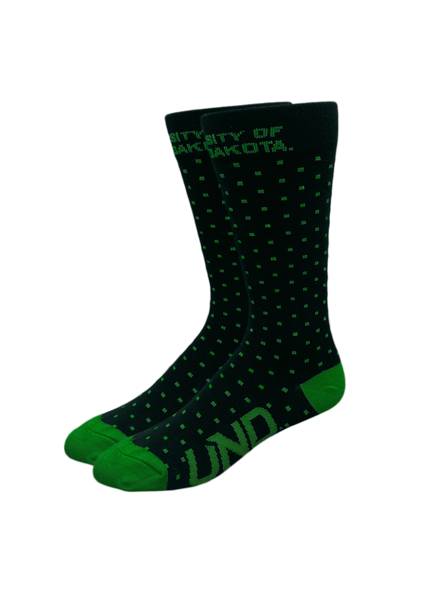 TCK Custom Socks Alma mater UND Dress Sock