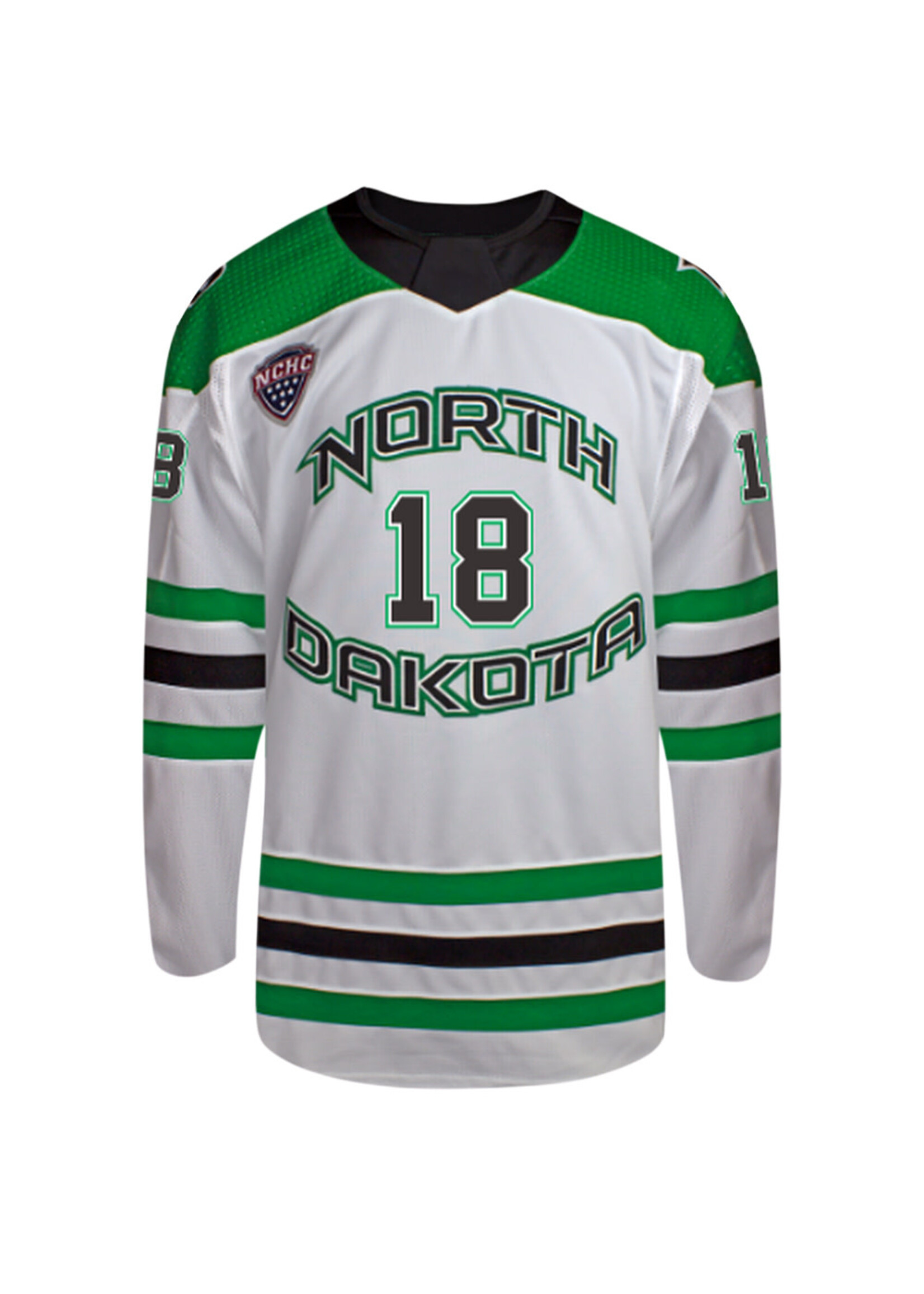 Beauty Unis #18 Jayden Perron North Dakota Hockey Beauty Jersey