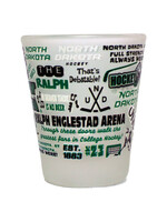 Frosted University of North Dakota Shot Glass