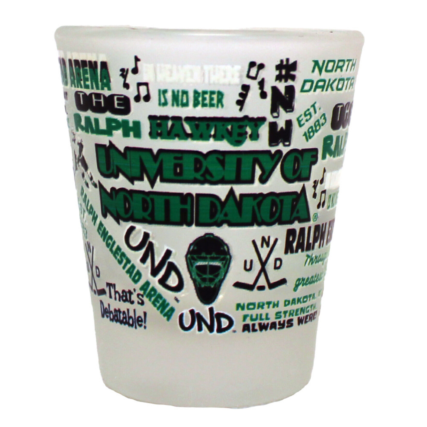 RFSJ Inc. Frosted University of North Dakota Shot Glass