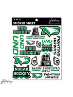 UND Assorted Sticker Sheet