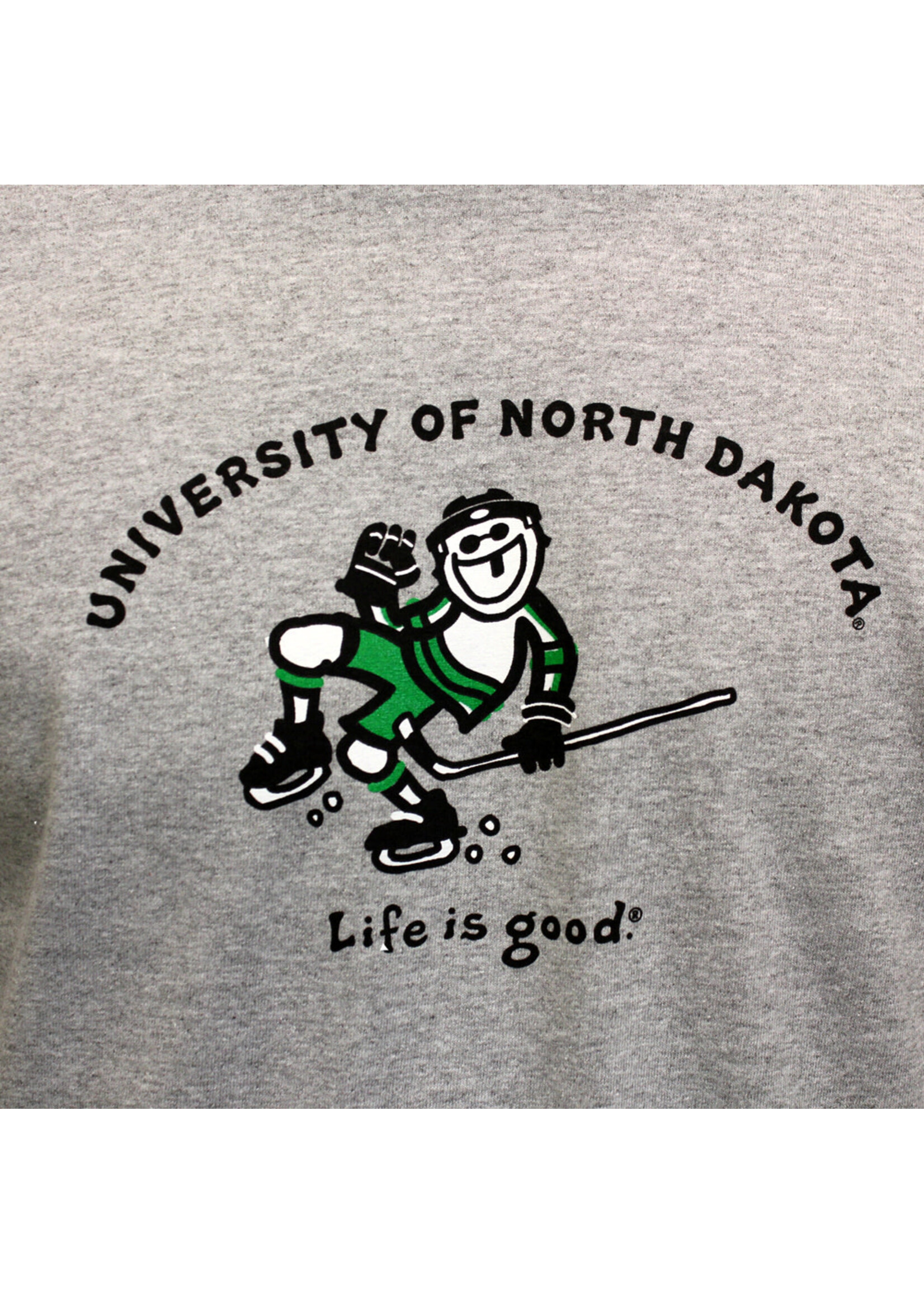 Blue 84 UND Hockey Life is Good Celly Long Sleeve Tee