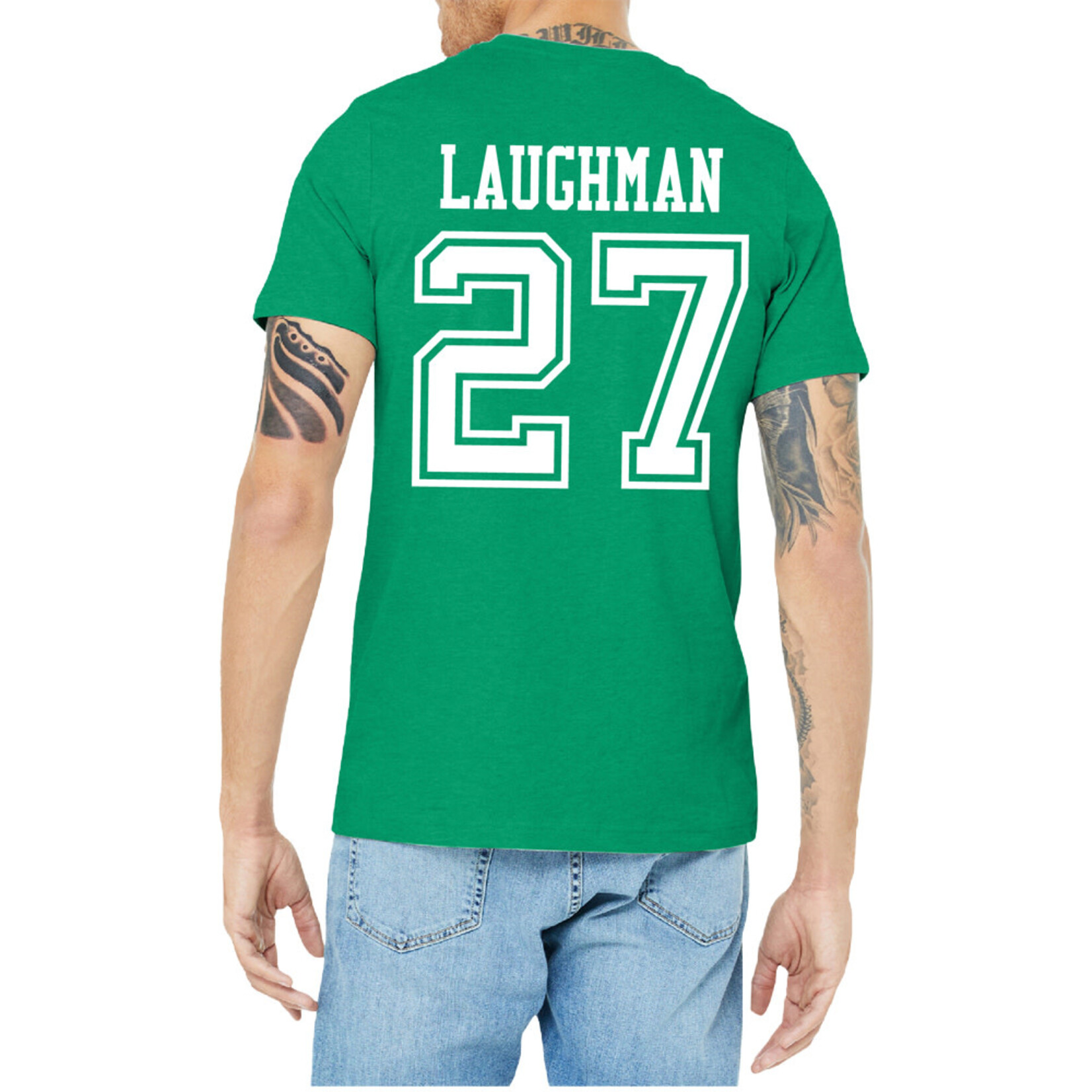 AHUNDYP #27 Kenten Laughman North Dakota Football Sport Adult Tee