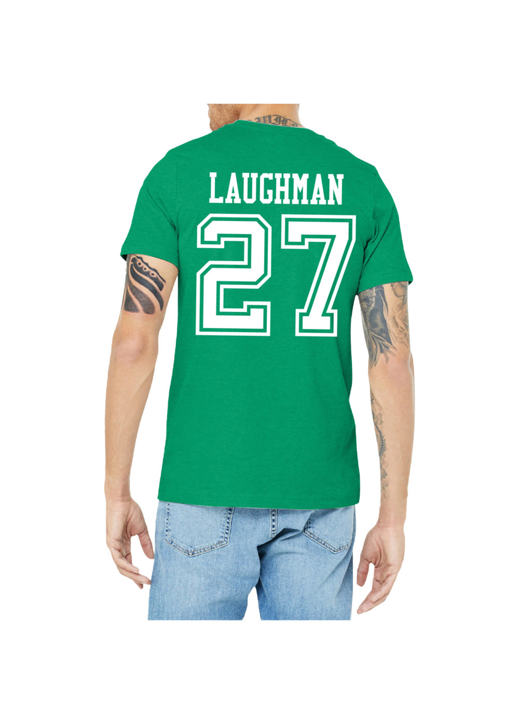 AHUNDYP #27 Kenten Laughman North Dakota Football Sport Adult Tee