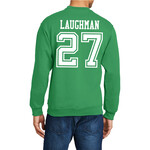 AHUNDYP #27 Kenten Laughman North Dakota Football Sport Adult Crew