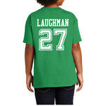 AHUNDYP #27 Kenten Laughman North Dakota Football Sport Youth Tee