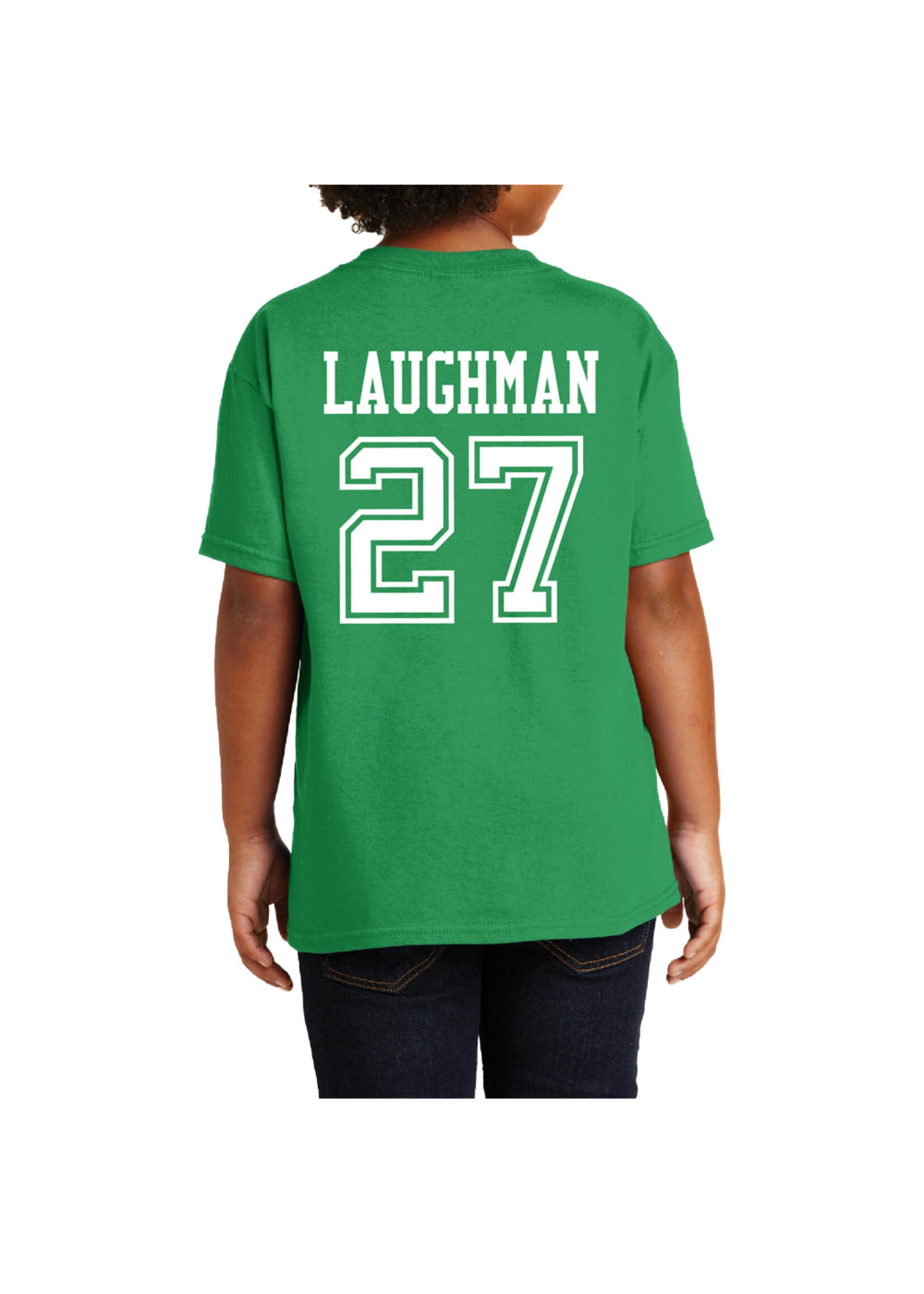 AHUNDYP #27 Kenten Laughman North Dakota Football Sport Youth Tee