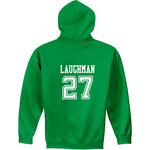 AHUNDYP #27 Kenten Laughman North Dakota Football Sport Adult Hood