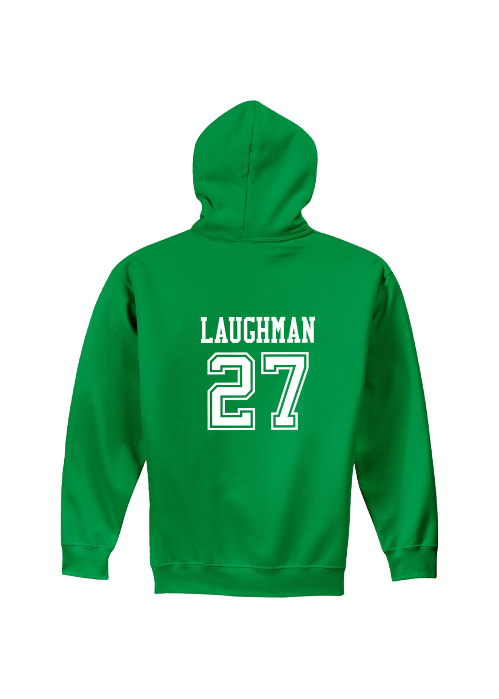 AHUNDYP #27 Kenten Laughman North Dakota Football Sport Adult Hood