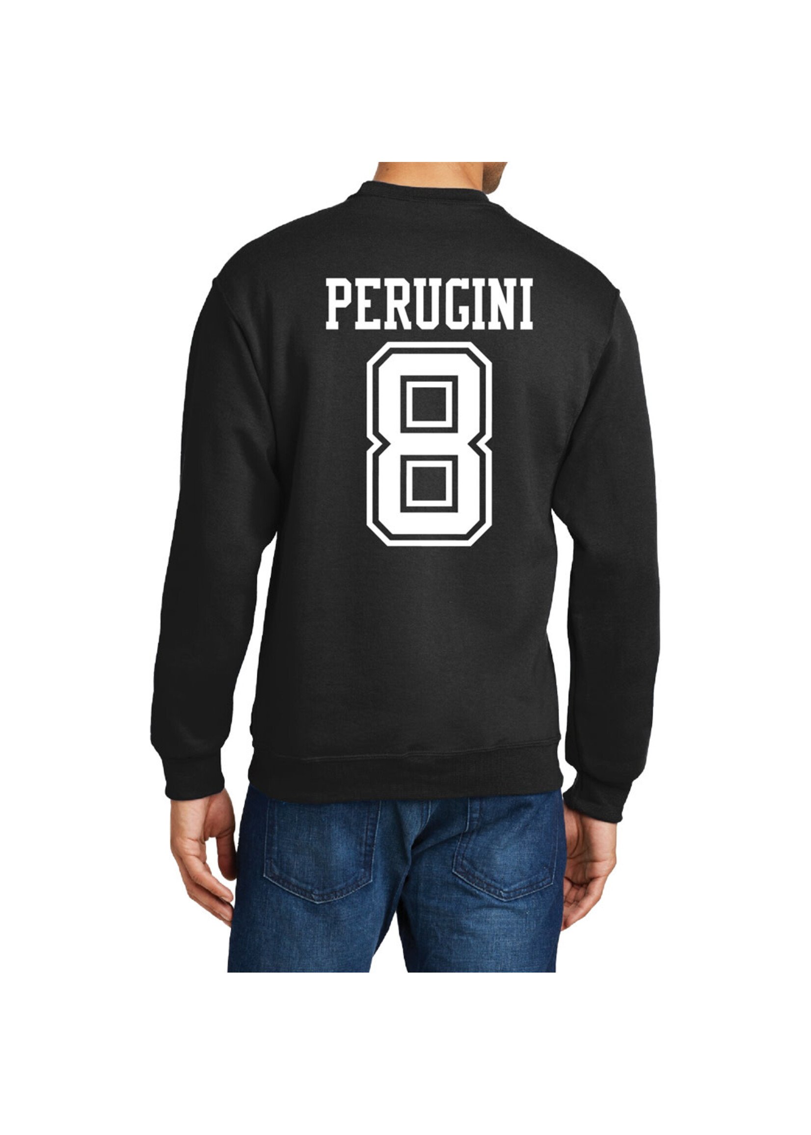 AHUNDYP #8 Lauren Perugini North Dakota Volleyball Sport Adult Crew