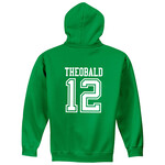AHUNDYP #12 Henry Theobald North Dakota Football Sport Adult Hood