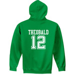 AHUNDYP #12 Henry Theobald North Dakota Football Sport Youth Hood