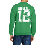 AHUNDYP #12 Henry Theobald North Dakota Football Sport Adult Crew