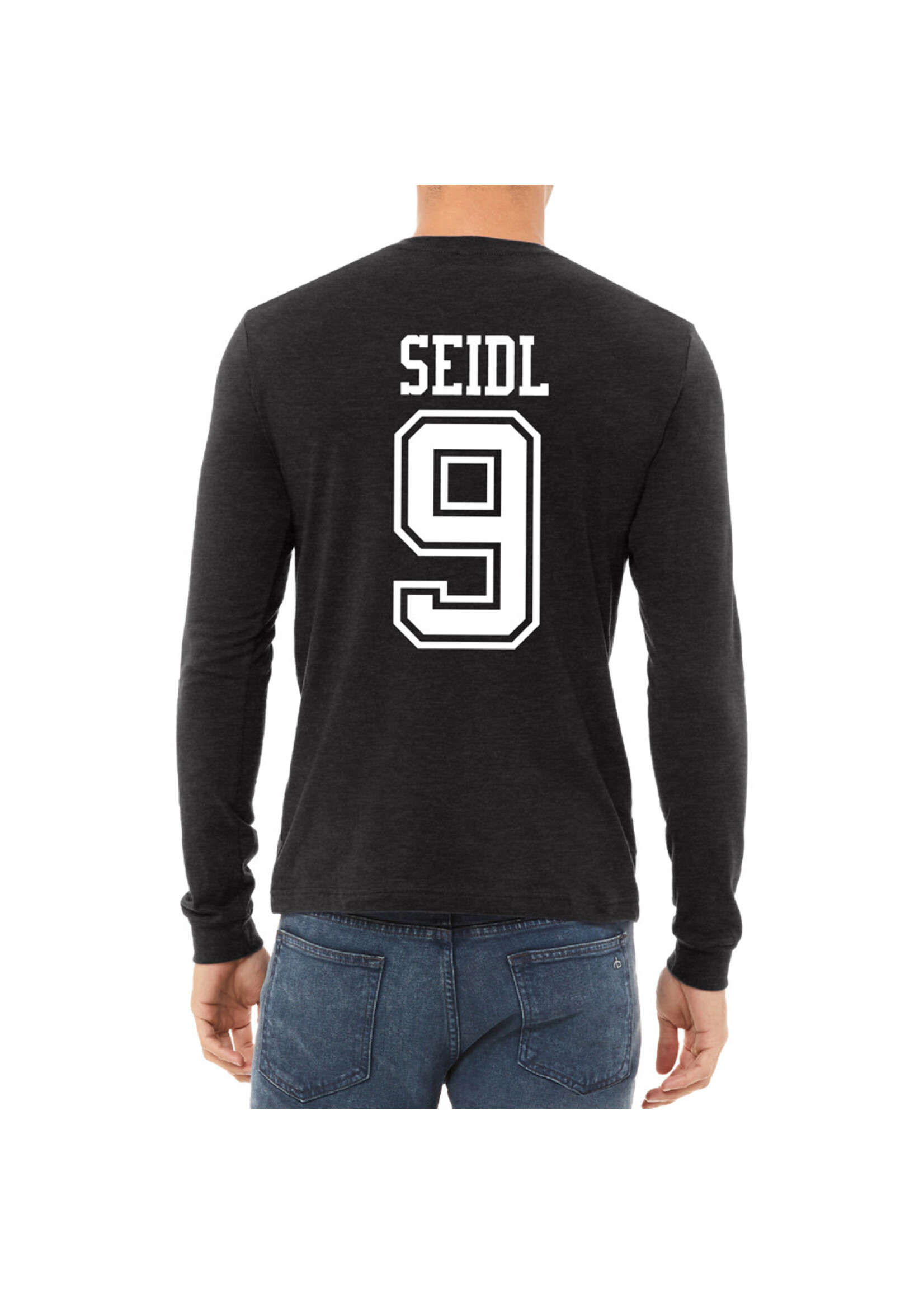 AHUNDYP #9 Sawyer Seidl North Dakota Football Sport Long Sleeve