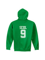 AHUNDYP #9 Sawyer Seidl North Dakota Football Youth Sport Hood