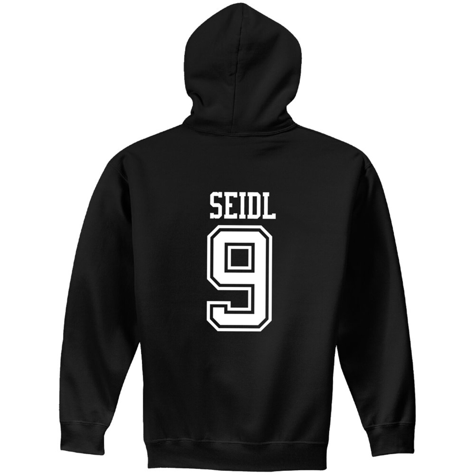 AHUNDYP #9 Sawyer Seidl North Dakota Football Sport Hood