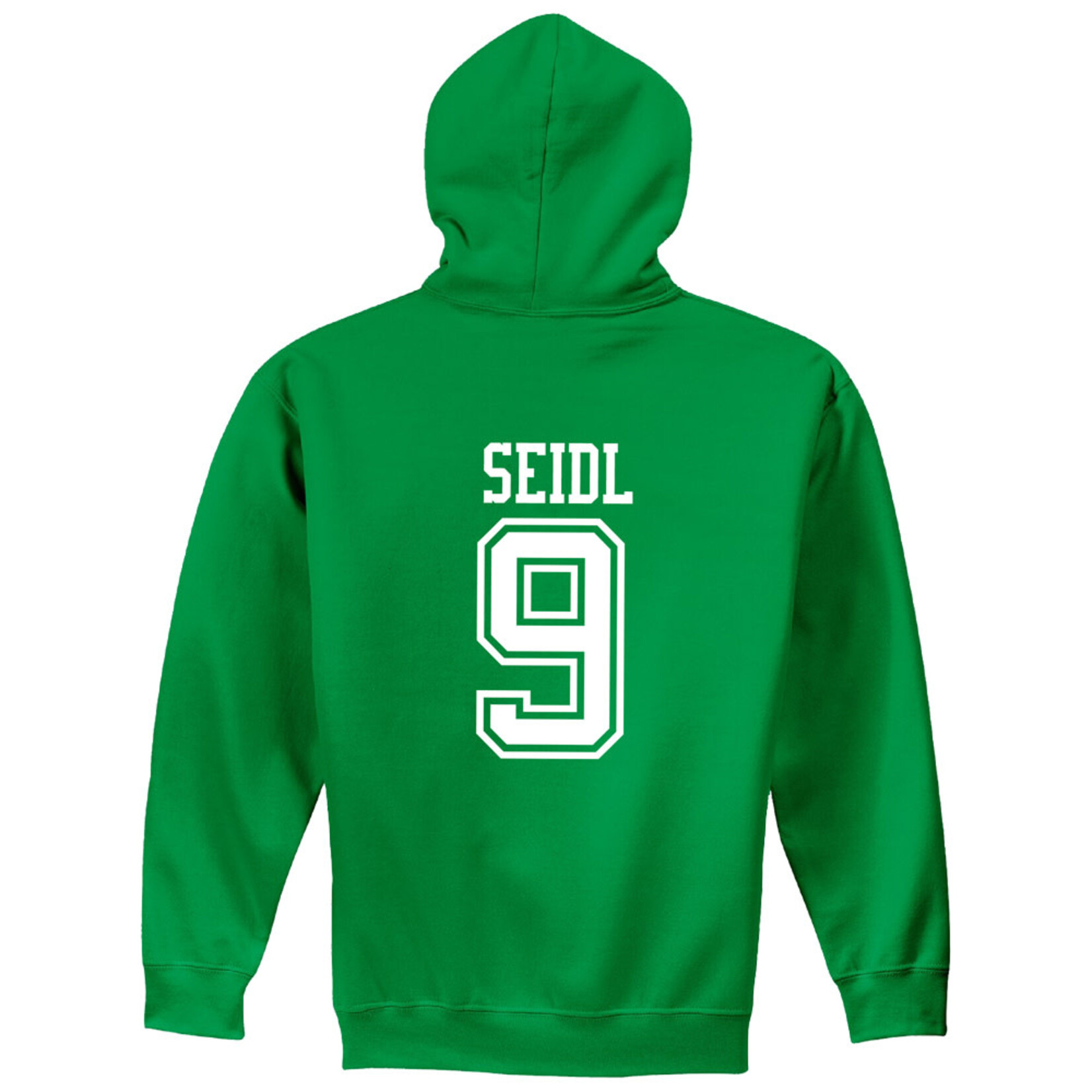AHUNDYP #9 Sawyer Seidl North Dakota Football Sport Hood
