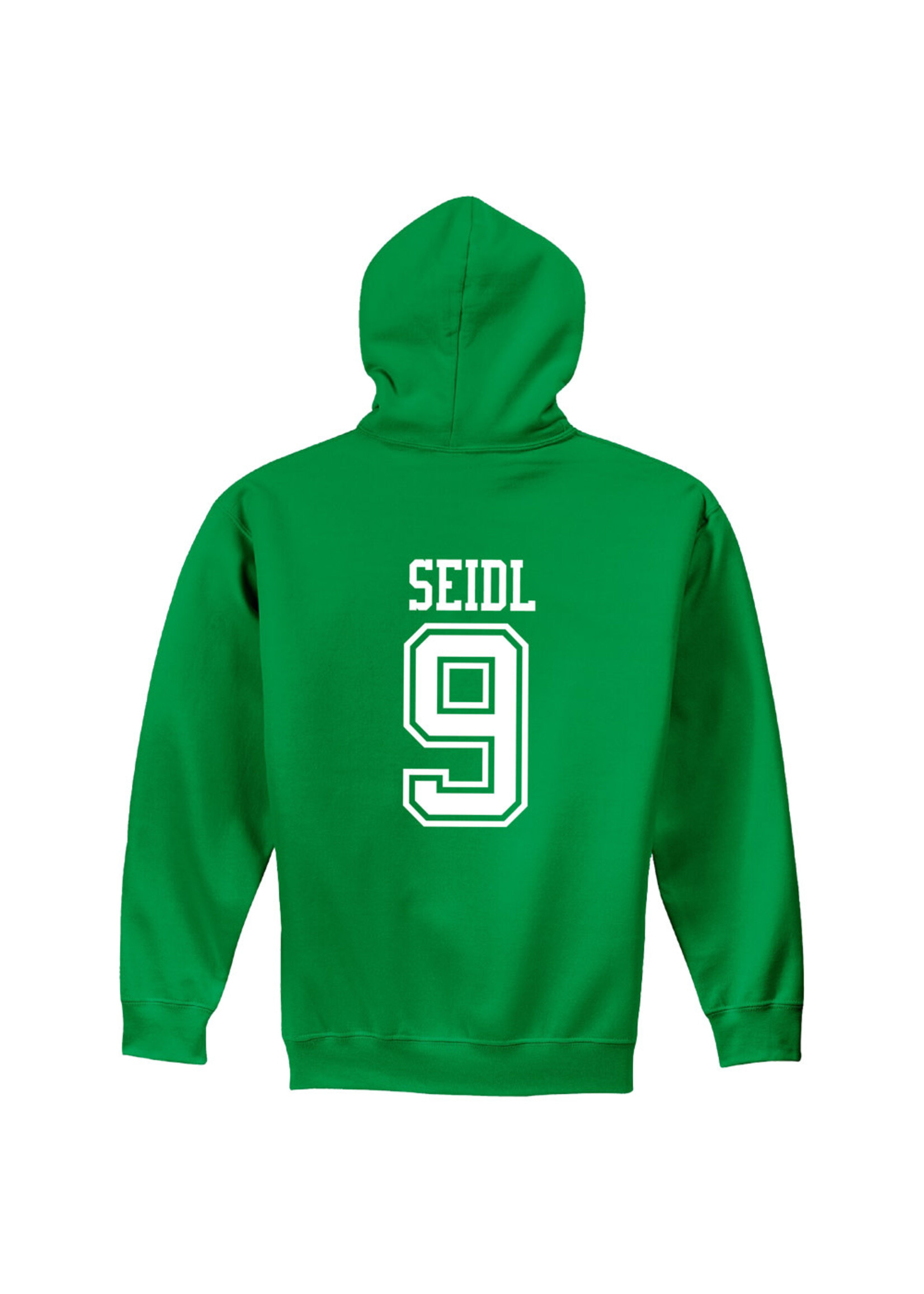 AHUNDYP #9 Sawyer Seidl North Dakota Football Sport Hood