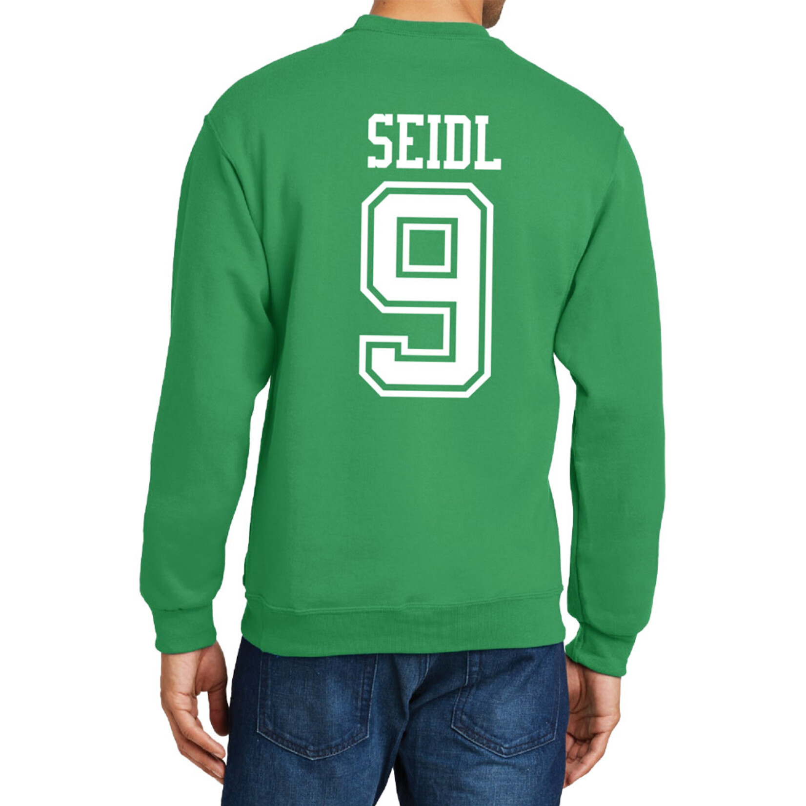 AHUNDYP #9 Sawyer Seidl North Dakota Football Sport Crew