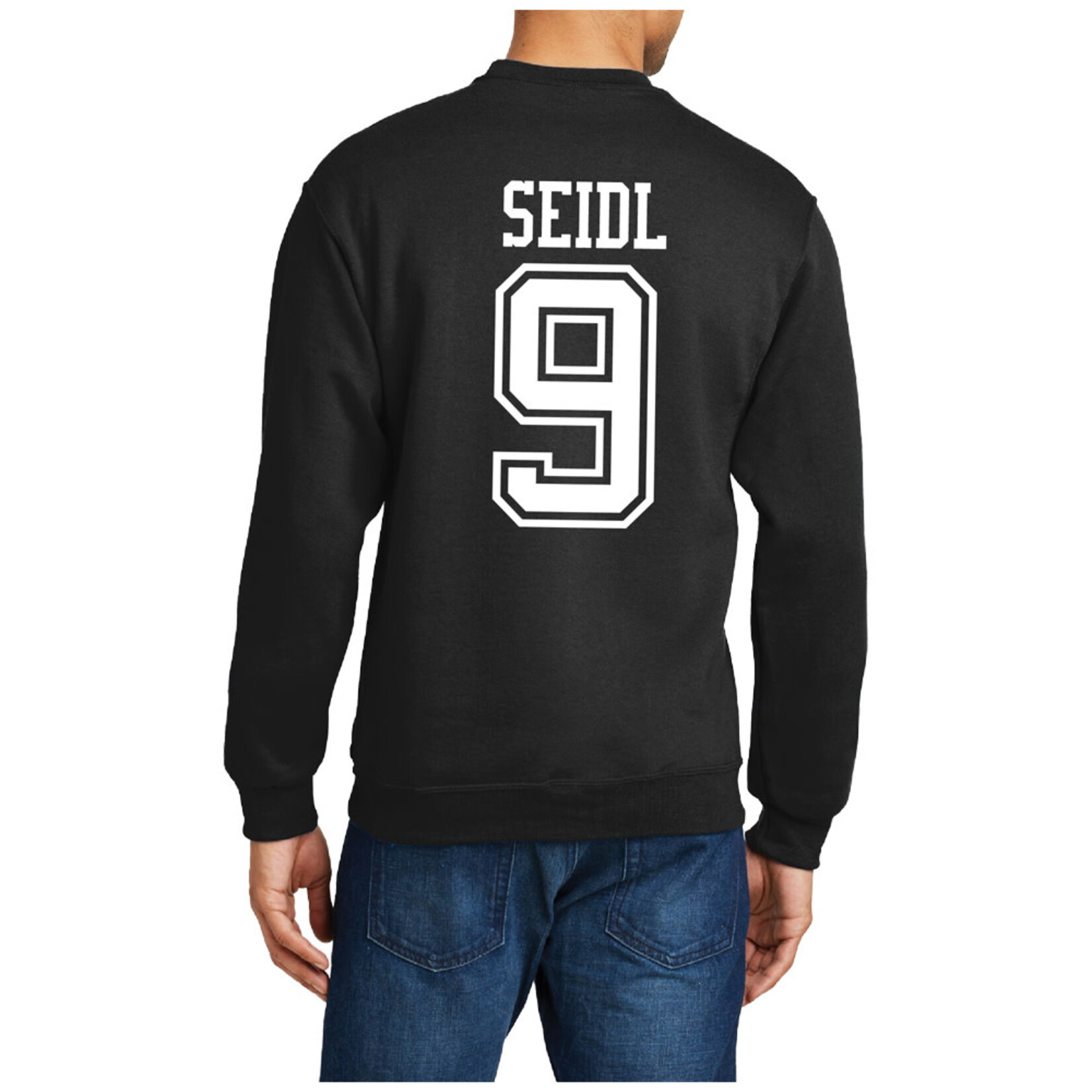 AHUNDYP #9 Sawyer Seidl North Dakota Football Sport Crew