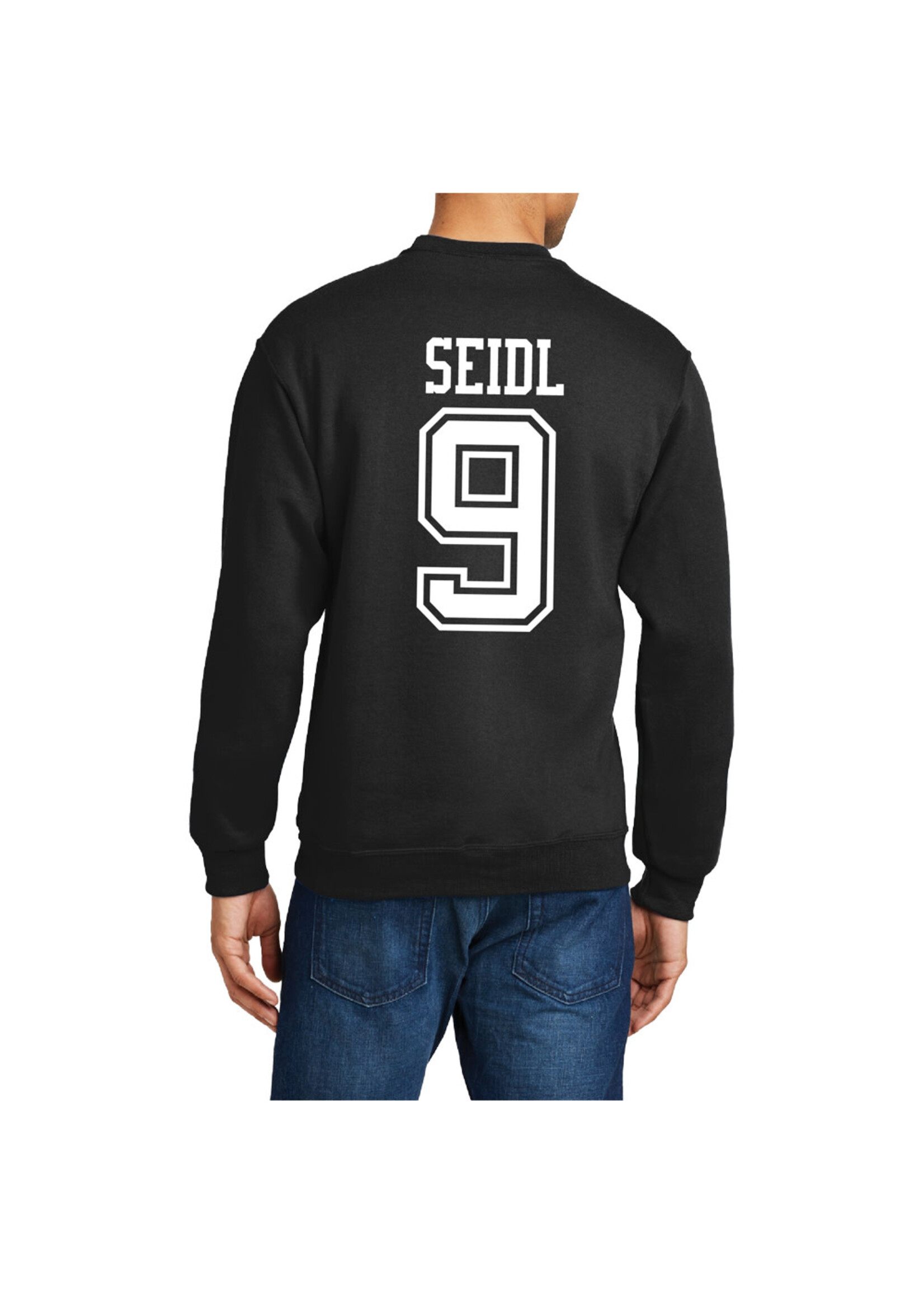 AHUNDYP #9 Sawyer Seidl North Dakota Football Sport Crew