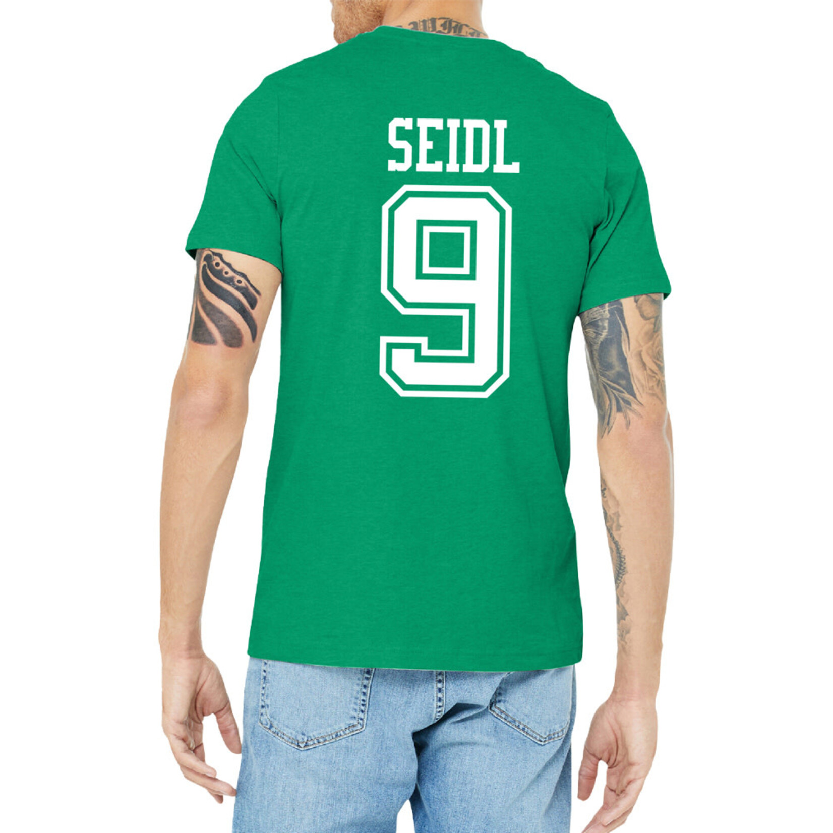 AHUNDYP #9 Sawyer Seidl North Dakota Football Sport Tee