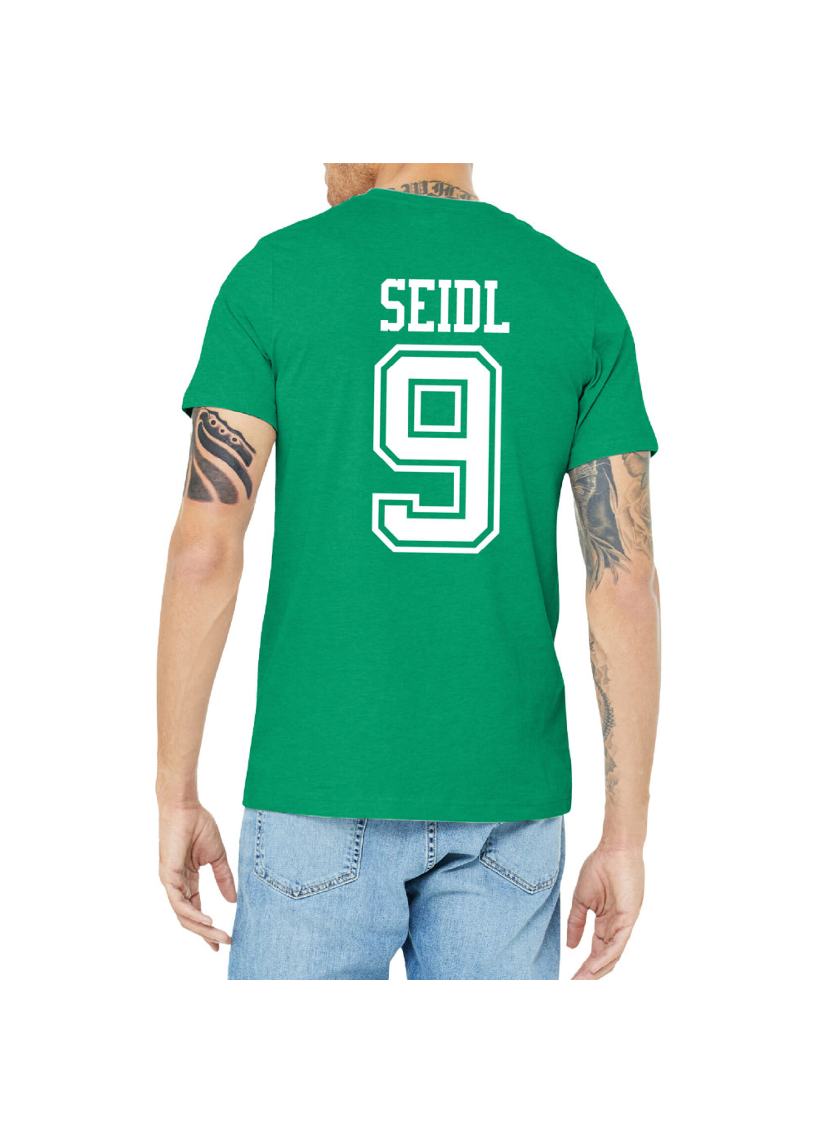 AHUNDYP #9 Sawyer Seidl North Dakota Football Sport Tee