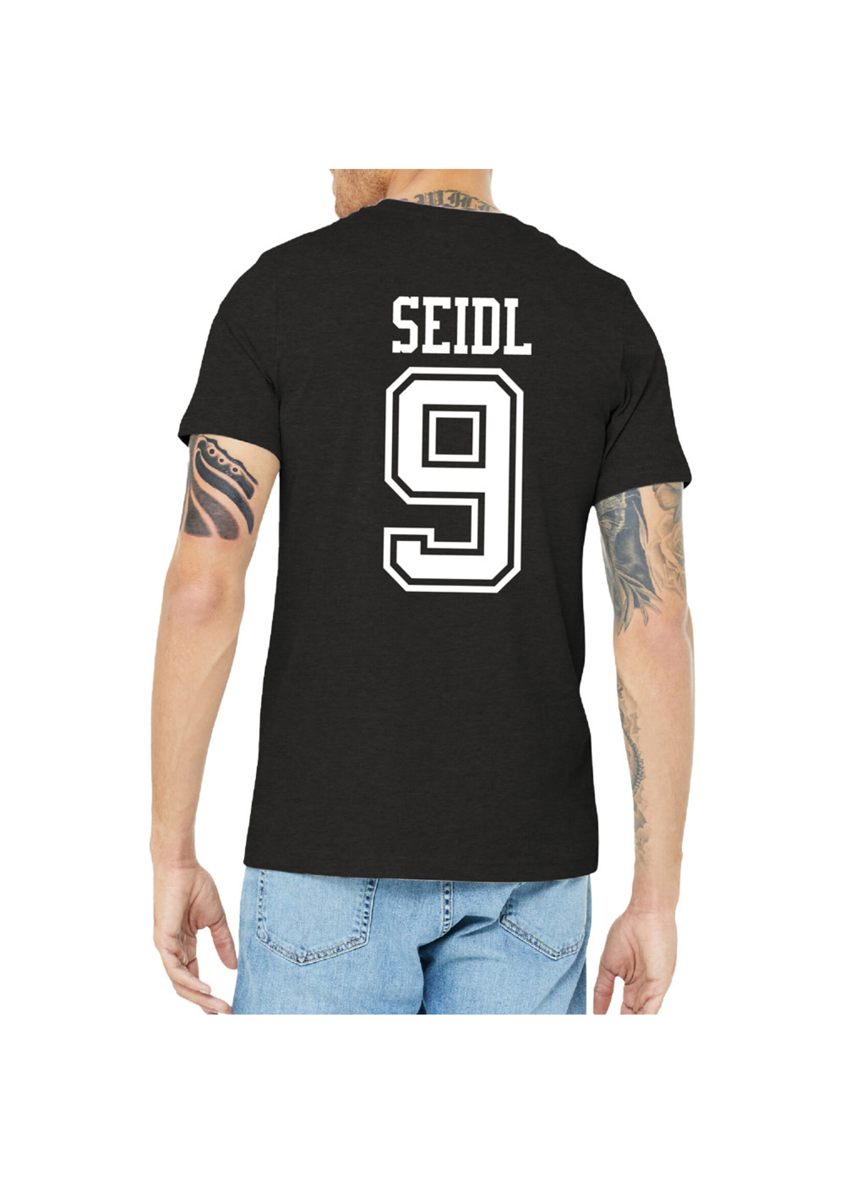 AHUNDYP #9 Sawyer Seidl North Dakota Football Sport Tee
