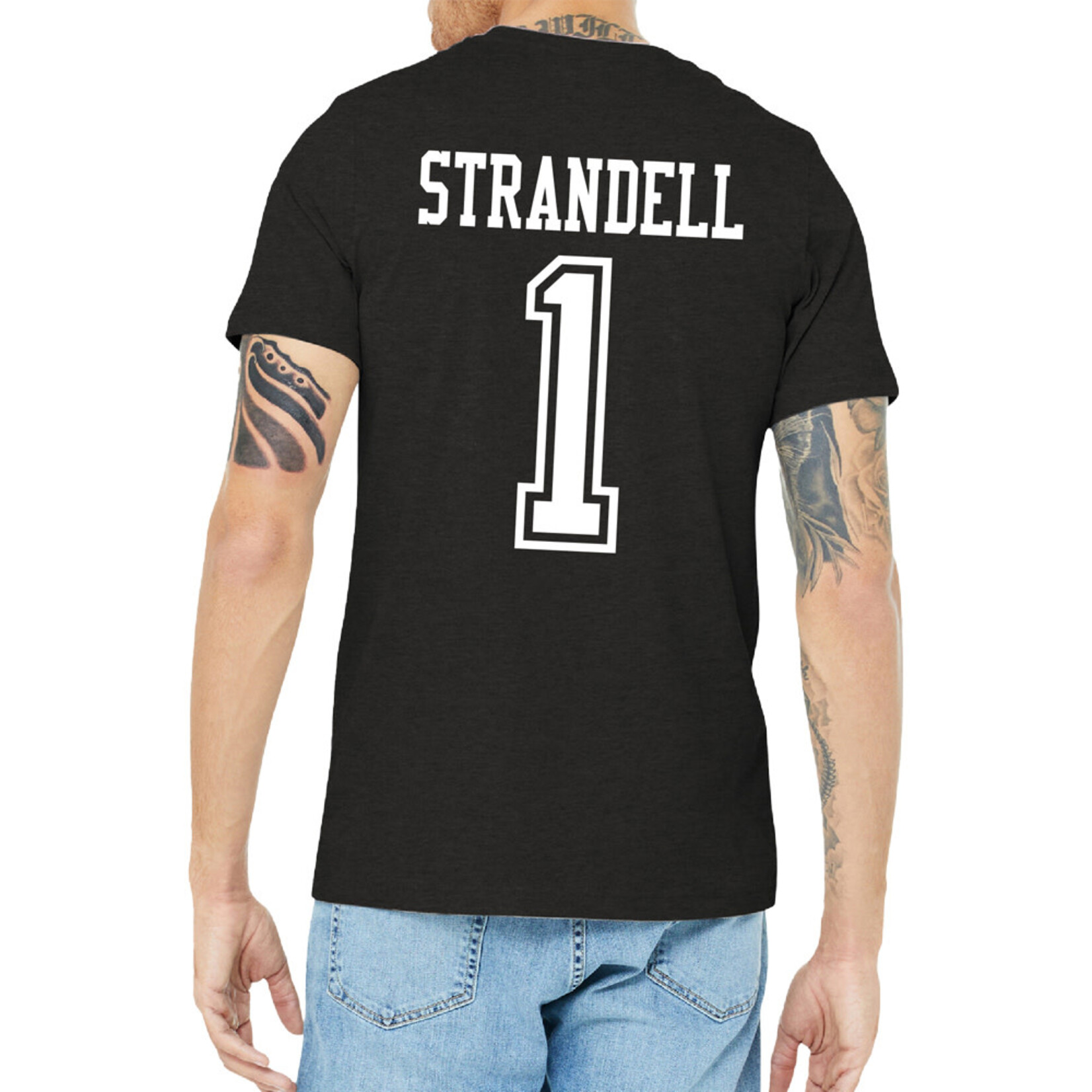 AHUNDYP #1 Sam Strandell North Dakota Football Sport  Adult Tee