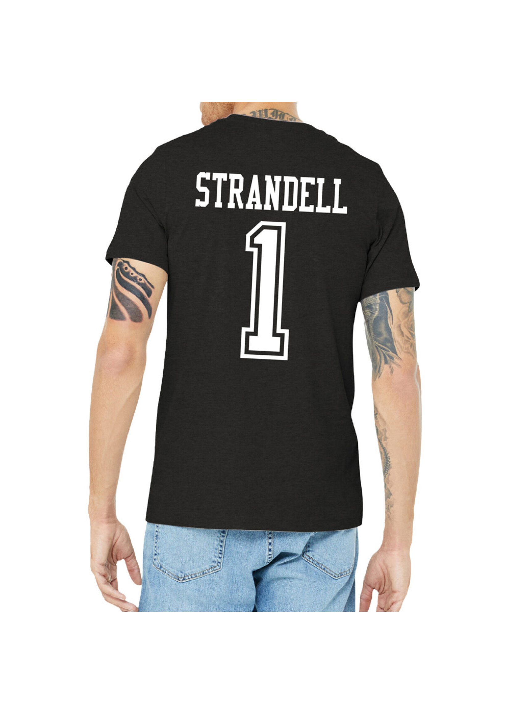 AHUNDYP #1 Sam Strandell North Dakota Football Sport  Adult Tee