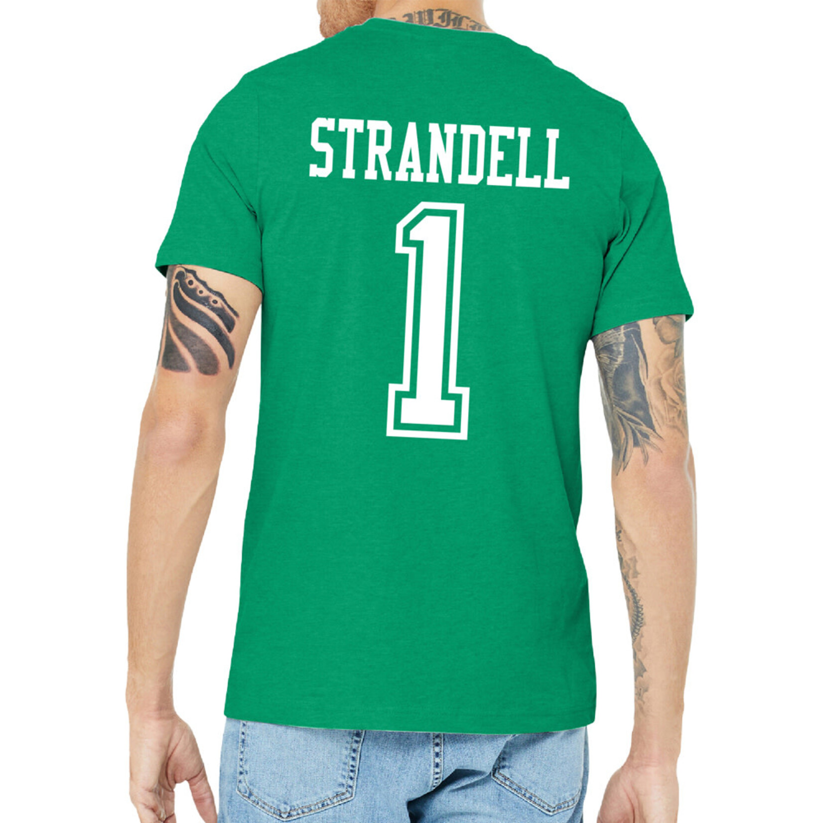 AHUNDYP #1 Sam Strandell North Dakota Football Sport  Adult Tee