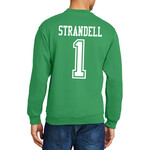 AHUNDYP #1 Sam Strandell North Dakota Football Sport Adult Crew