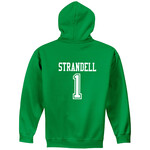 AHUNDYP #1 Sam Strandell North Dakota Football Youth Sport Hood