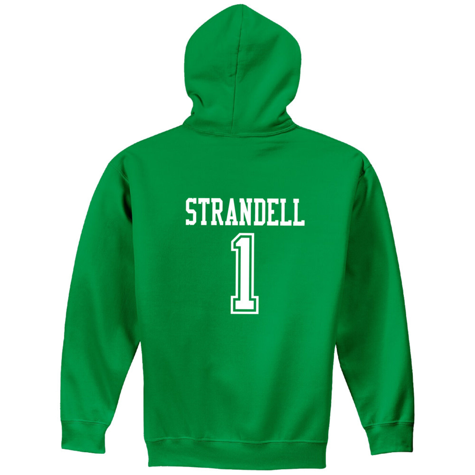 AHUNDYP #1 Sam Strandell North Dakota Football Sport Adult Hood