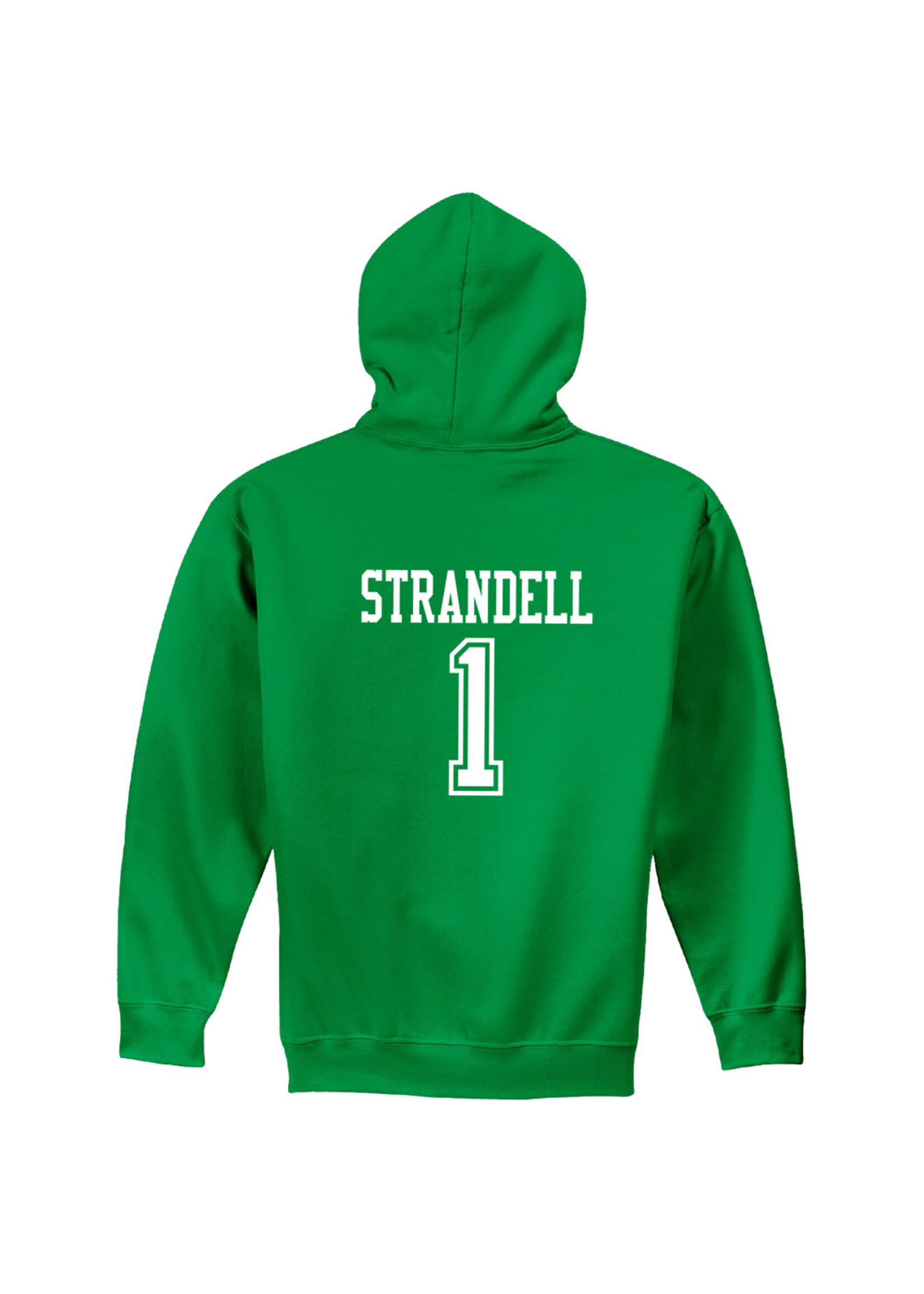 AHUNDYP #1 Sam Strandell North Dakota Football Sport Adult Hood